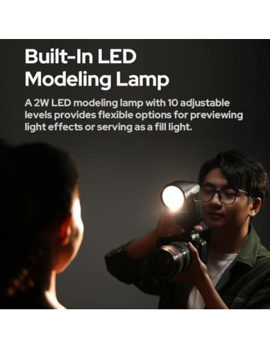 Flash Inalámbrico Godox V100N 100Ws para Cámara Nikon