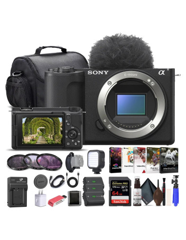 Cámara Sin Espejo Sony Alpha ZV-E10 II Negro + Accesorios