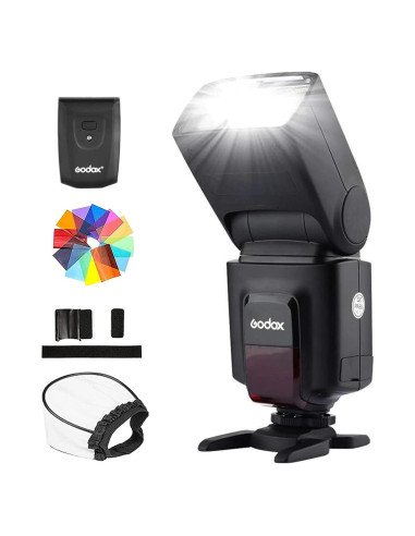 Flash Godox TT520II Speedlite Inalámbrico para DSLR Canon Nikon