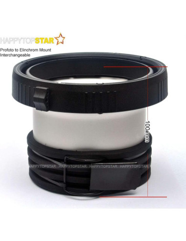 Adaptador Profoto a Elinchrom para Flash de Estudio 270g