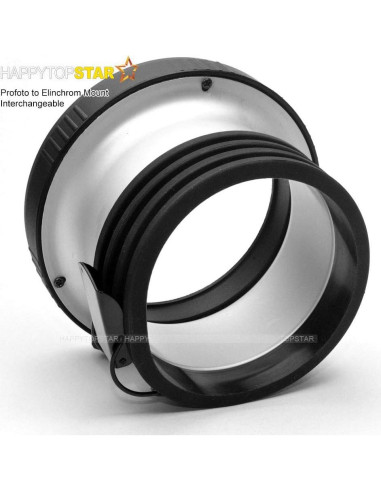 Adaptador Profoto a Elinchrom para Flash de Estudio 270g