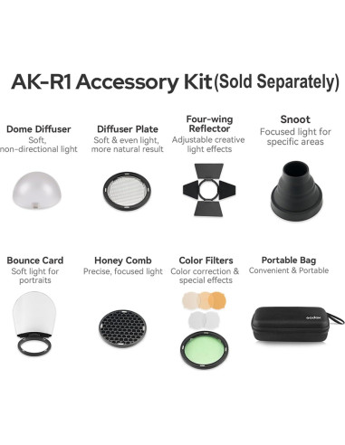 Adaptador Godox S-R2 para Flash AD200 Pro y V860III