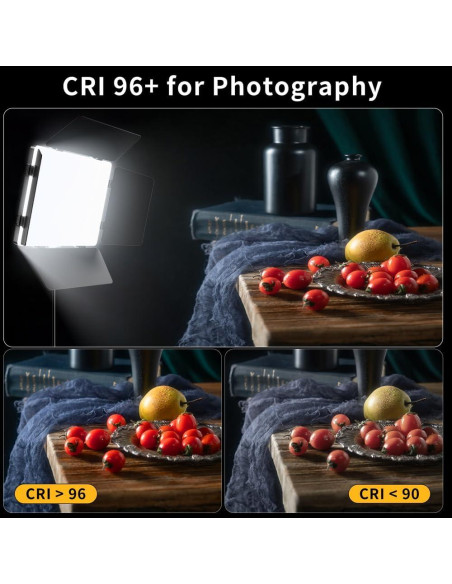 Kit de Luz de Video LED Dimmable Bi-Color 2500-6500K Pixel