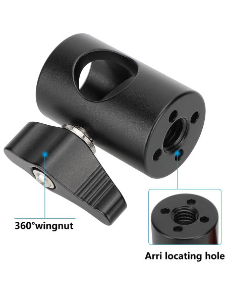 Adaptador de Cabeza de Soporte de Luz CAMVATE ARRI 3/8"-16