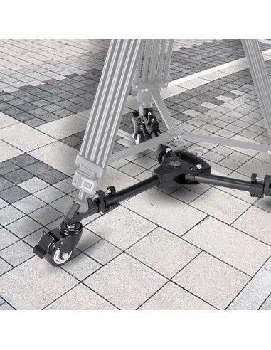 Carro de Trípode Cayer TD03 Alta Resistencia 30kg Ruedas 7.6cm