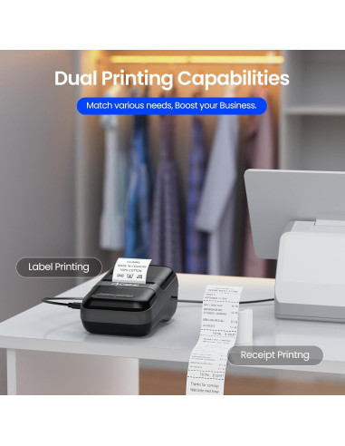 Impresora de Etiquetas CLABEL 220B Térmica Bluetooth 2" Sin Tinta