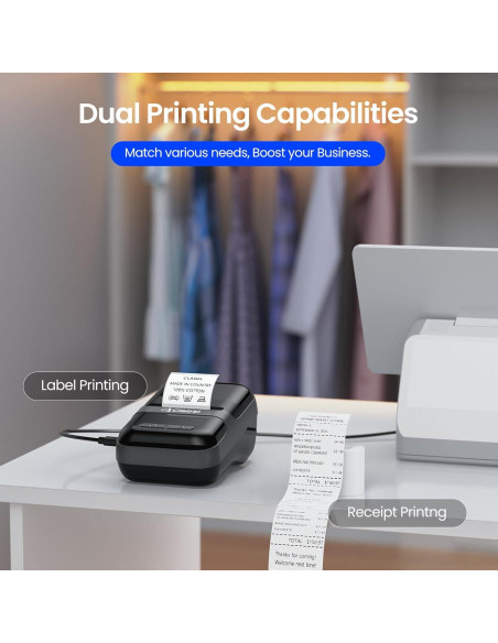 Impresora de Etiquetas CLABEL 220B Térmica Bluetooth 2" Sin Tinta
