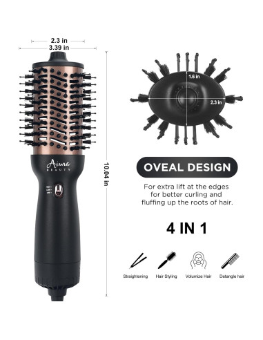 Cepillo Secador de Cabello Aima Beauty 4 en 1 Doble Voltaje