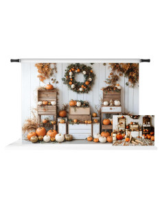 Fondo de Microfibra Otoño 2.2x1.5m Kate para Fotografía