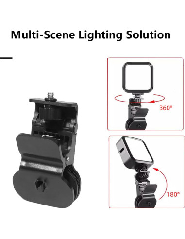 Soporte Clip Luz Selfie KxpkBom - 2 Paquetes Universal