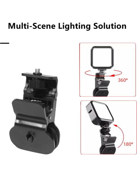 Soporte Clip Luz Selfie KxpkBom - 2 Paquetes Universal