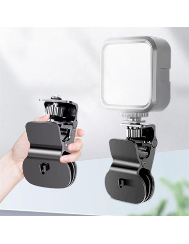 Soporte Clip Luz Selfie KxpkBom - 2 Paquetes Universal