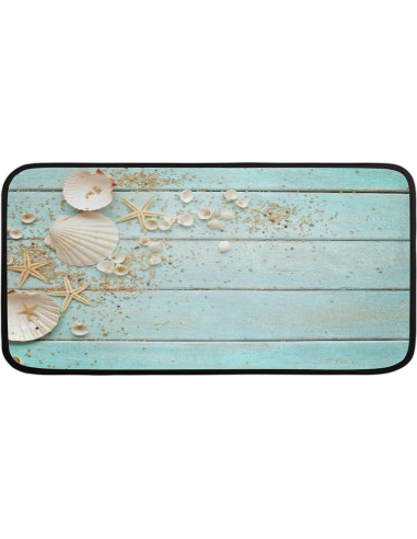 Alfombra de Cocina Antideslizante Hongjinglin 99x51cm Microfibra