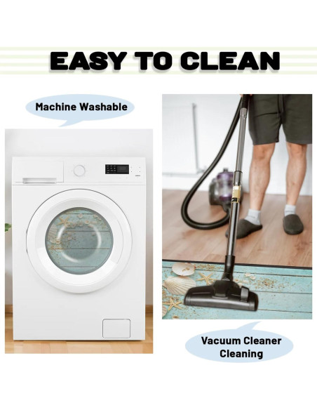 Alfombra de Cocina Antideslizante Hongjinglin 99x51cm Microfibra