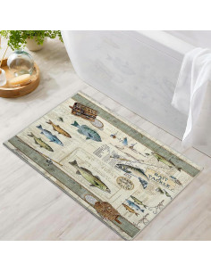 Alfombra de Área Citari 91x61 cm Antideslizante Lavable 2