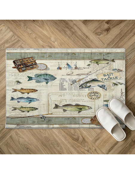 Alfombra de Área Citari 91x61 cm Antideslizante Lavable