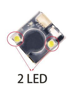 Buscador FPVDrone 110dB Buzzer Alarma Dron LED Dual 2