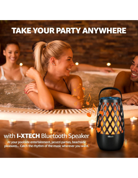 Altavoz Bluetooth IXTECH E01 Bola de Fuego Impermeable 360