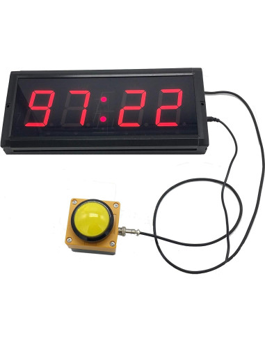 Temporizador de cuenta regresiva 3" BTBSIGN con control remoto