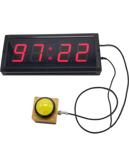 Temporizador de cuenta regresiva 3" BTBSIGN con control remoto