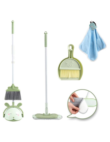 Juego de Limpieza para Niños Midoneat 6 Piezas Verde