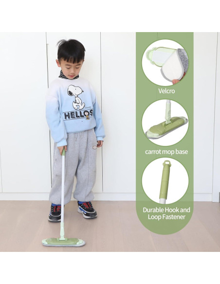 Juego de Limpieza para Niños Midoneat 6 Piezas Verde