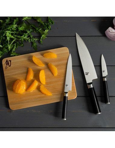 Conjunto de cuchillos Shun Classic 3 piezas - Acero Damasco