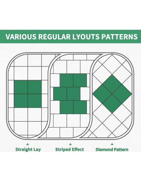 Paquete de 10 baldosas autoadhesivas ZRJT 30.48x30.48 cm mármol blanco