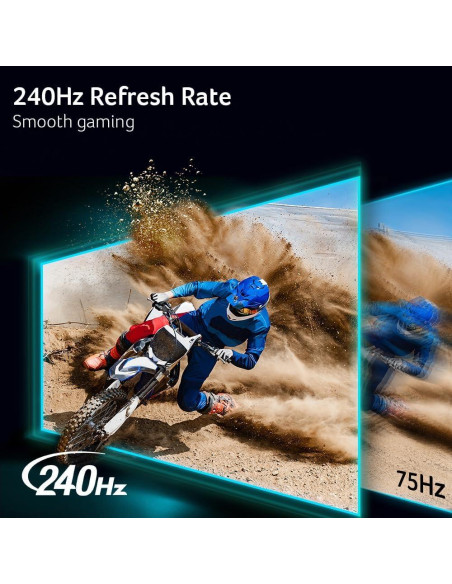 Monitor de Juegos Acer 27" WQHD 240Hz FreeSync XV272U