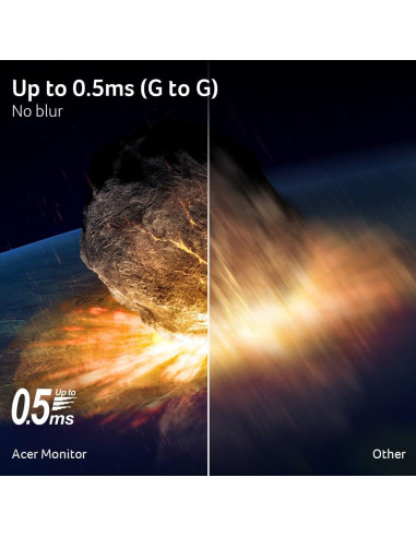 Monitor de Juegos Acer 27" WQHD 240Hz FreeSync XV272U