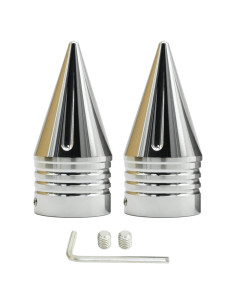 Tapa de Tuerca Delantera Anxingo para Harley Davidson Plata