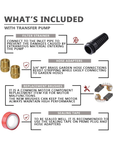 Bomba de Transferencia de Agua EXTRAUP 1/2HP Hierro Fundido 5678 L/h