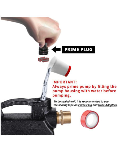 Bomba de Transferencia de Agua EXTRAUP 1/2HP Hierro Fundido 5678 L/h