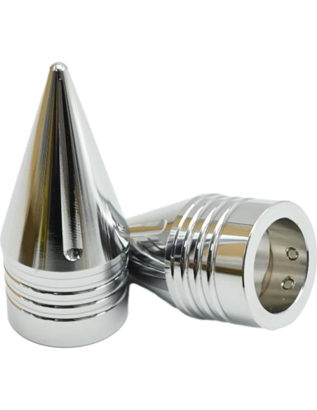 Tapa de Tuerca Delantera Anxingo para Harley Davidson Plata