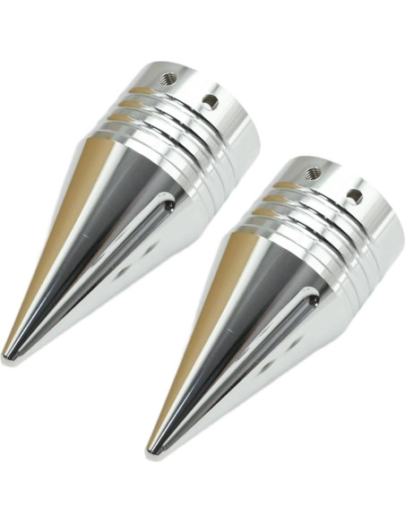 Tapa de Tuerca Delantera Anxingo para Harley Davidson Plata