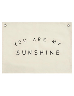 Banner de Lienzo para Niños Lyla & Sage - Decoración Beige