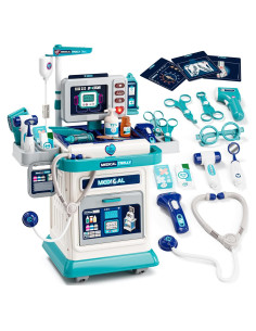 Kit de Juego de Doctor Lehoo para Niños 3-5 Años con Carrito