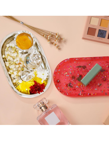 Molde de Silicona Ovalado Willbond para Resina - 2 Piezas