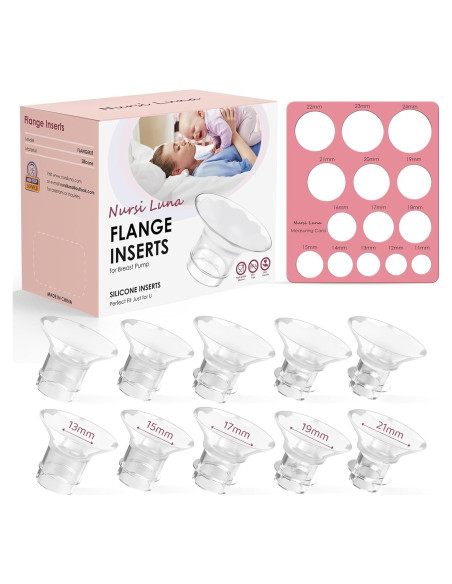 Kit de Tamaño de Brida Nursi Luna 10PCS Silicona 13-21mm