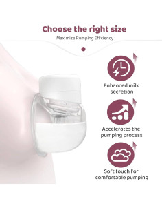 Kit de Tamaño de Brida Nursi Luna 10PCS Silicona 13-21mm 2