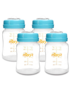 Matyz 4 Botellas Almacenamiento Leche Materna 170g Boca Ancha