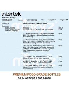 Matyz 4 Botellas Almacenamiento Leche Materna 170g Boca Ancha 2