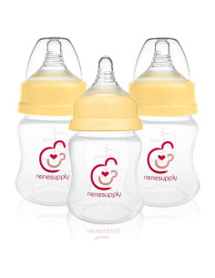 Botellas Nenesupply 4.7oz (140ml) Anti Cólico para Bebés