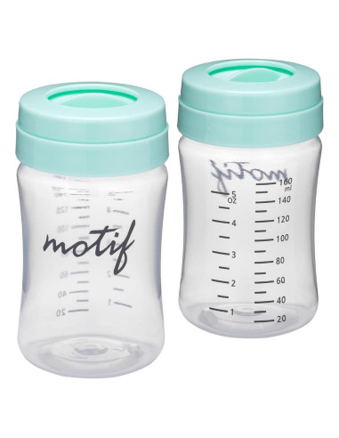 Botellas de Almacenamiento de Leche Materna Motif Medical - 2 Unidades 160 ml