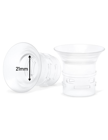 Inserto de Brida 21mm IVARONAL para Extractores de Leche