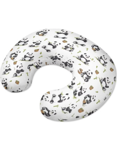 Funda de Almohada de Lactancia Panskyllis Panda Desmontable 57x45cm