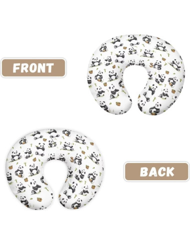 Funda de Almohada de Lactancia Panskyllis Panda Desmontable 57x45cm