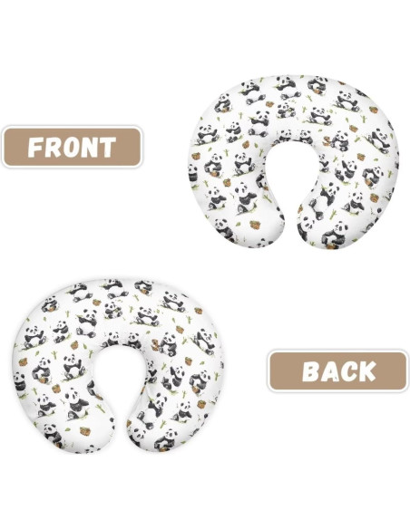 Funda de Almohada de Lactancia Panskyllis Panda Desmontable 57x45cm