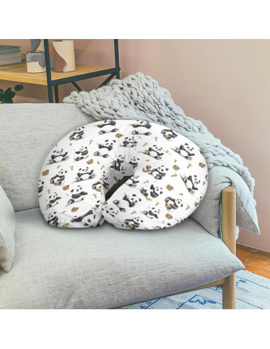 Funda de Almohada de Lactancia Panskyllis Panda Desmontable 57x45cm