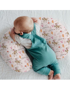 Funda de Almohada de Lactancia Bonita Vaquera Rosa 55.88x45.72 cm 2